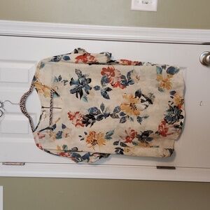 Maurices tropical print blouse